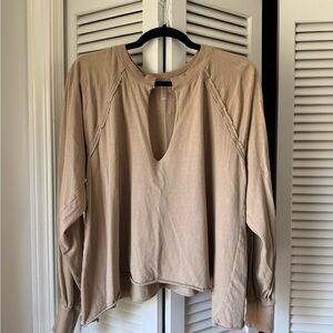 FP Movement by Free People V-Notch Long Sleeve Top